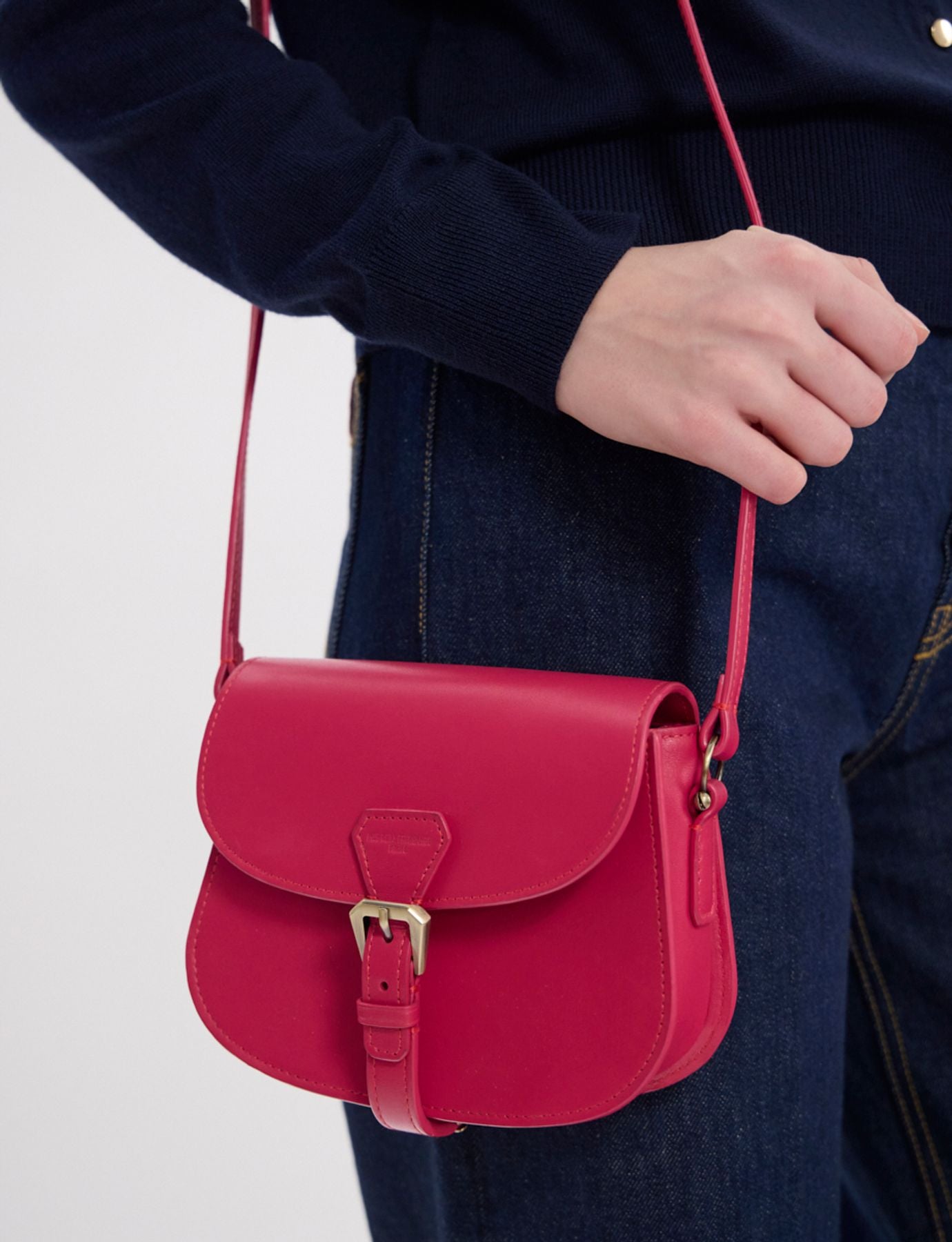 Baby Flâneur passion pink handbag
