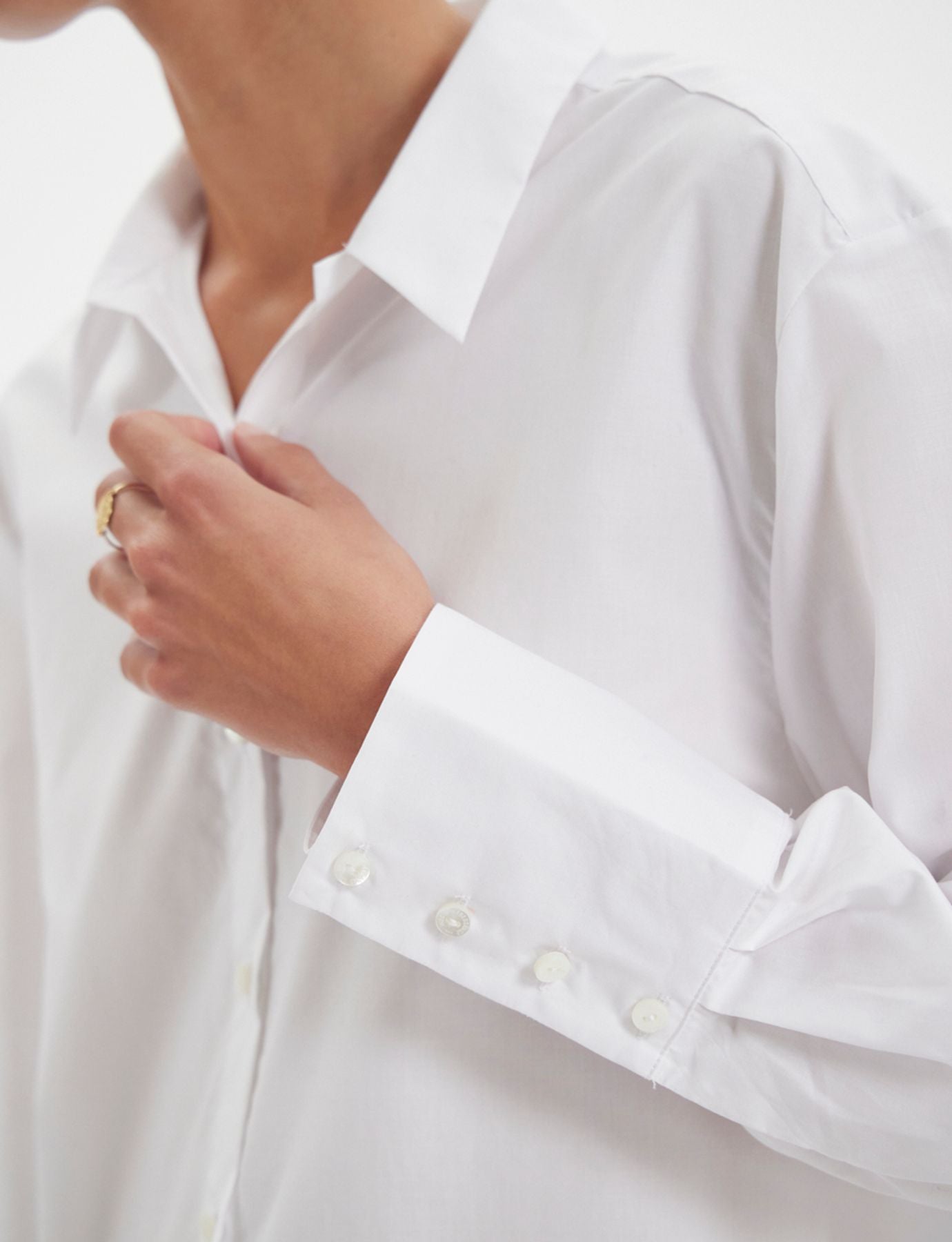 Camicia Falco in cotone bianco