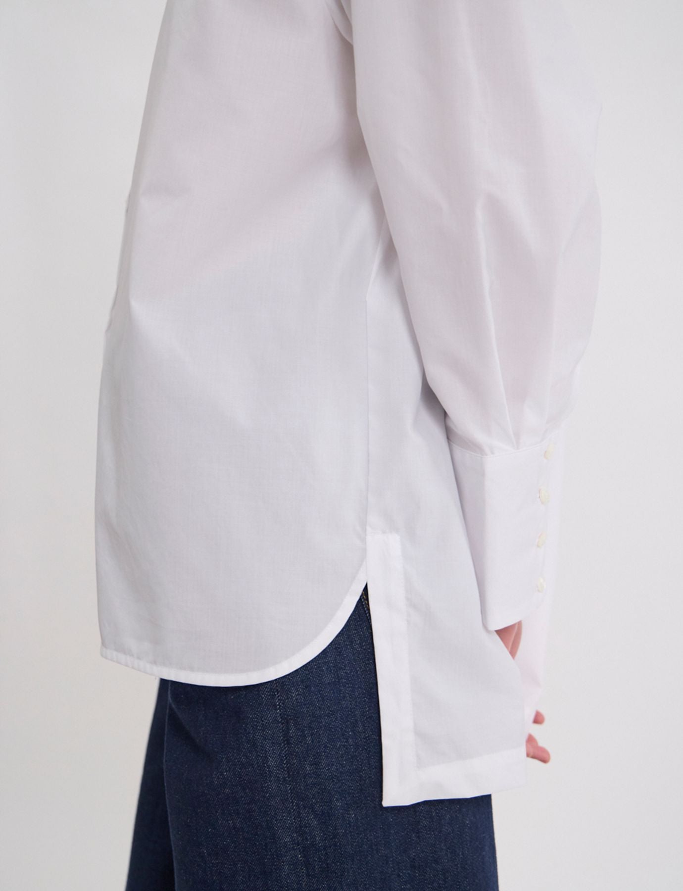 Camicia Falco in cotone bianco