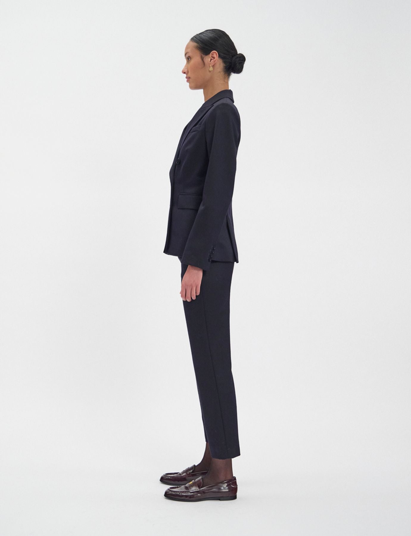 Maurice navy blue wool jacket