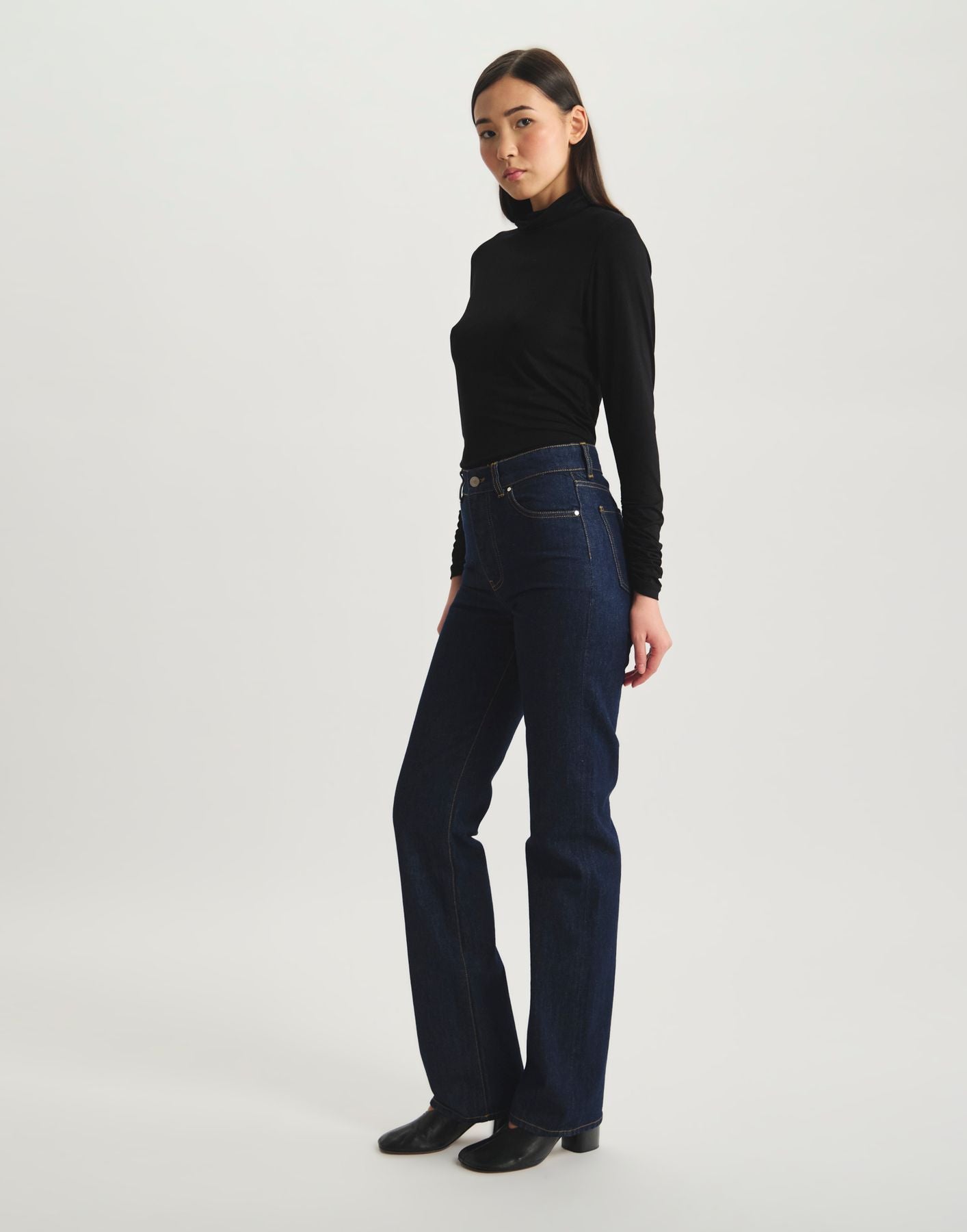 Jean Neil en coton marine