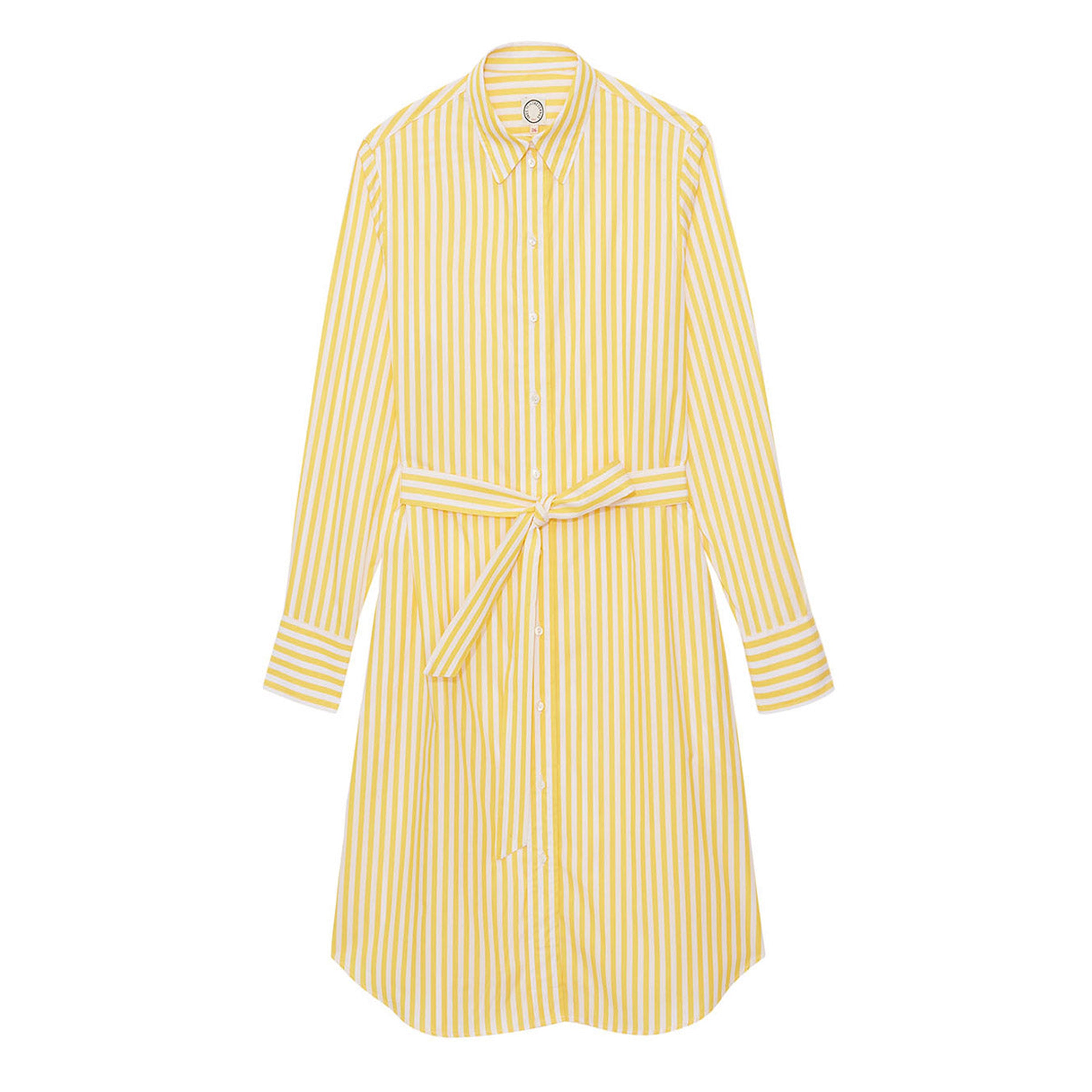 Amour jaune shirt dress