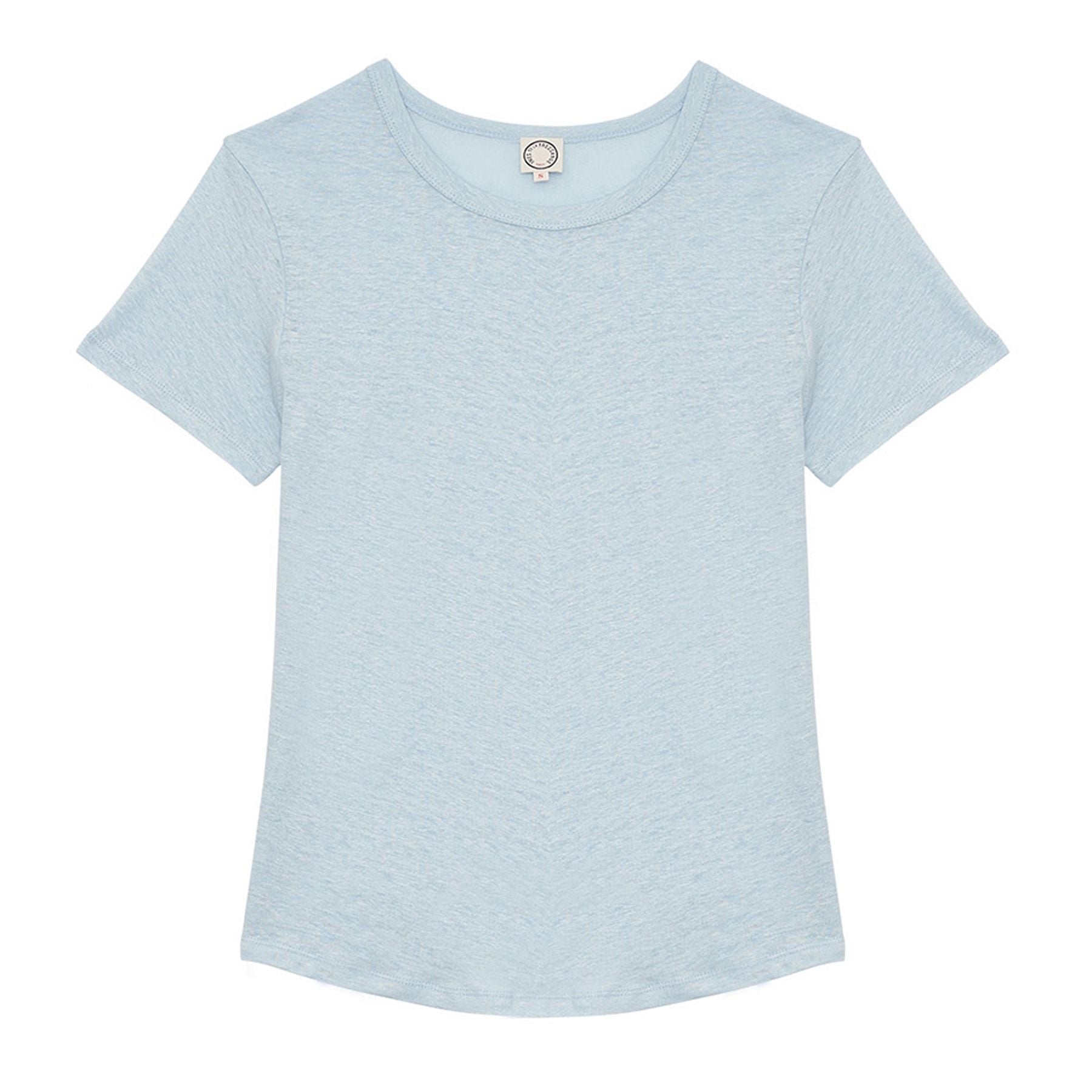 Camiseta Lison lino azul claro