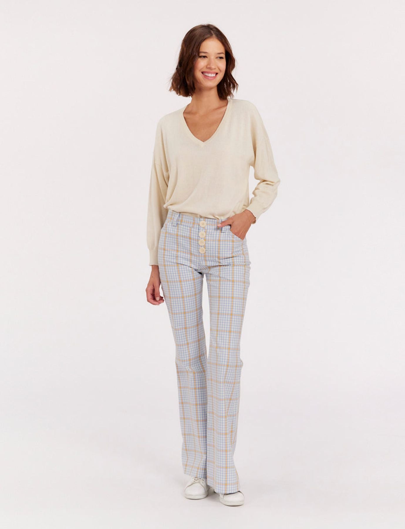 trousers-charlotte-a-cuadros-azules-y-naranjas