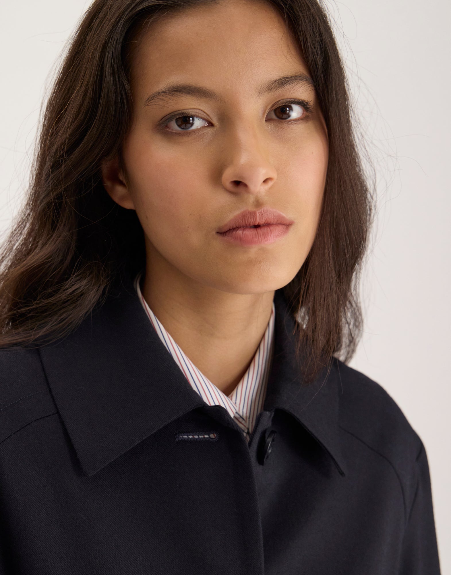 Esme black wool coat