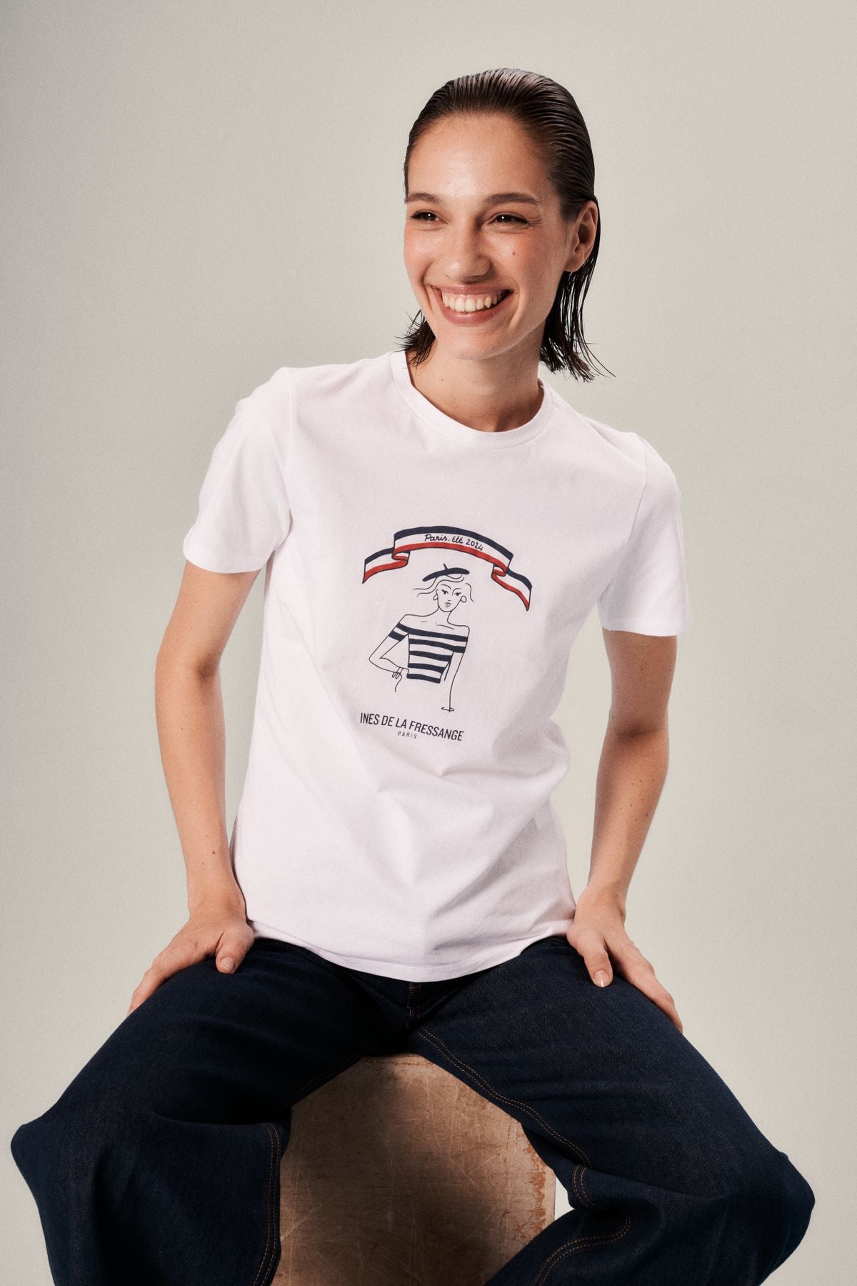 Limited edition T-shirt, summer 2024 in Paris, "Parisienne" model