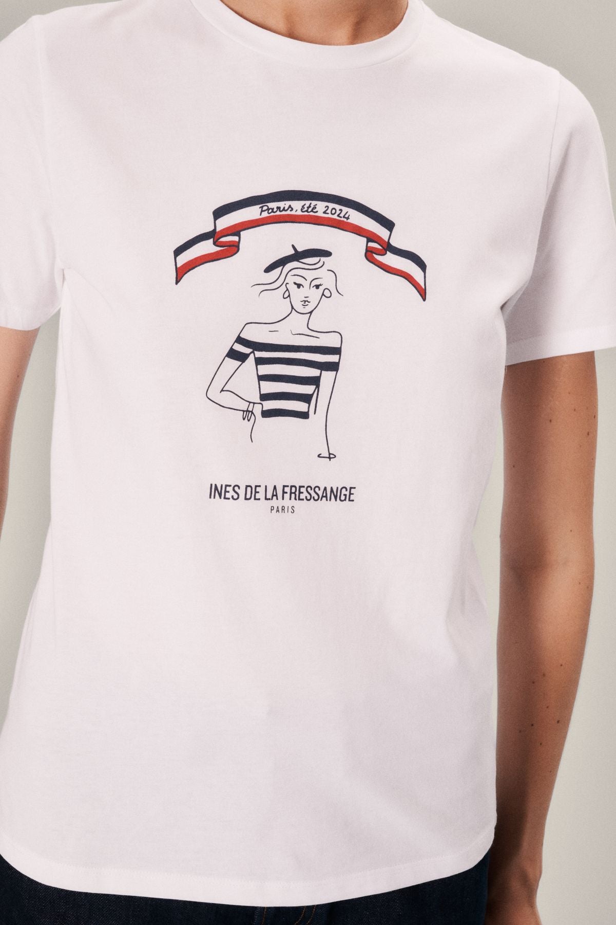Limited edition T-shirt, summer 2024 in Paris, "Parisienne" model