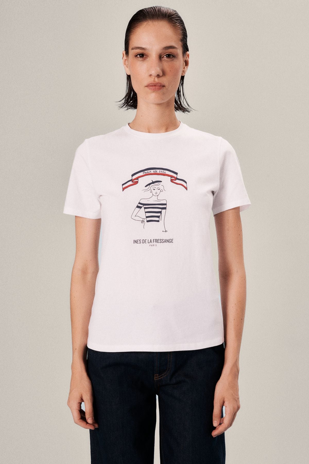 Limited edition T-shirt, summer 2024 in Paris, "Parisienne" model