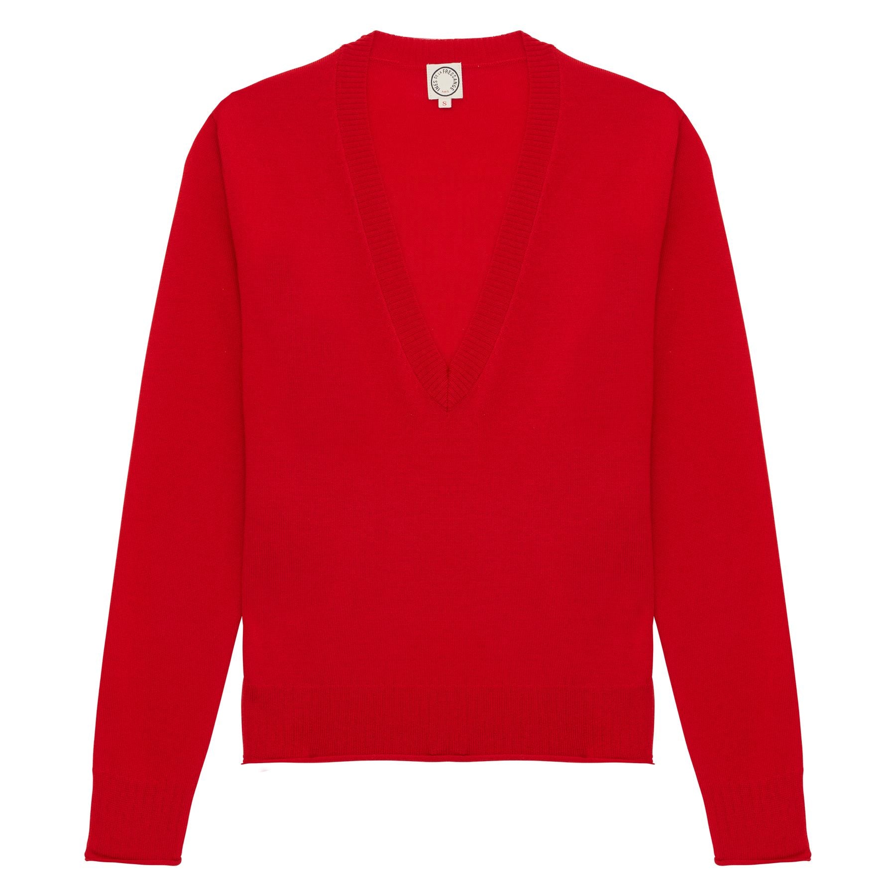 Morcant jumper in red wool
