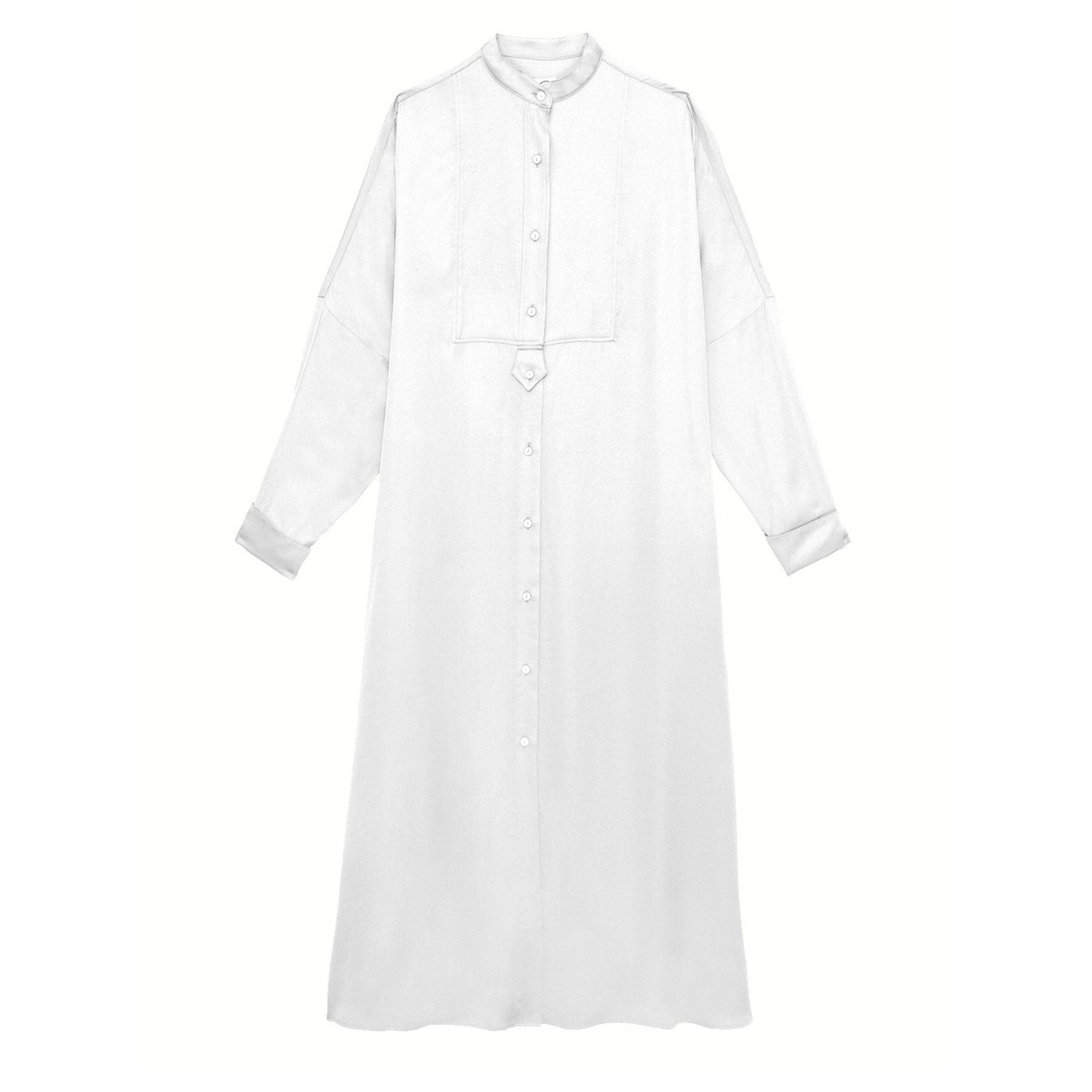 Kleid Boy aus weißem Leinengemisch