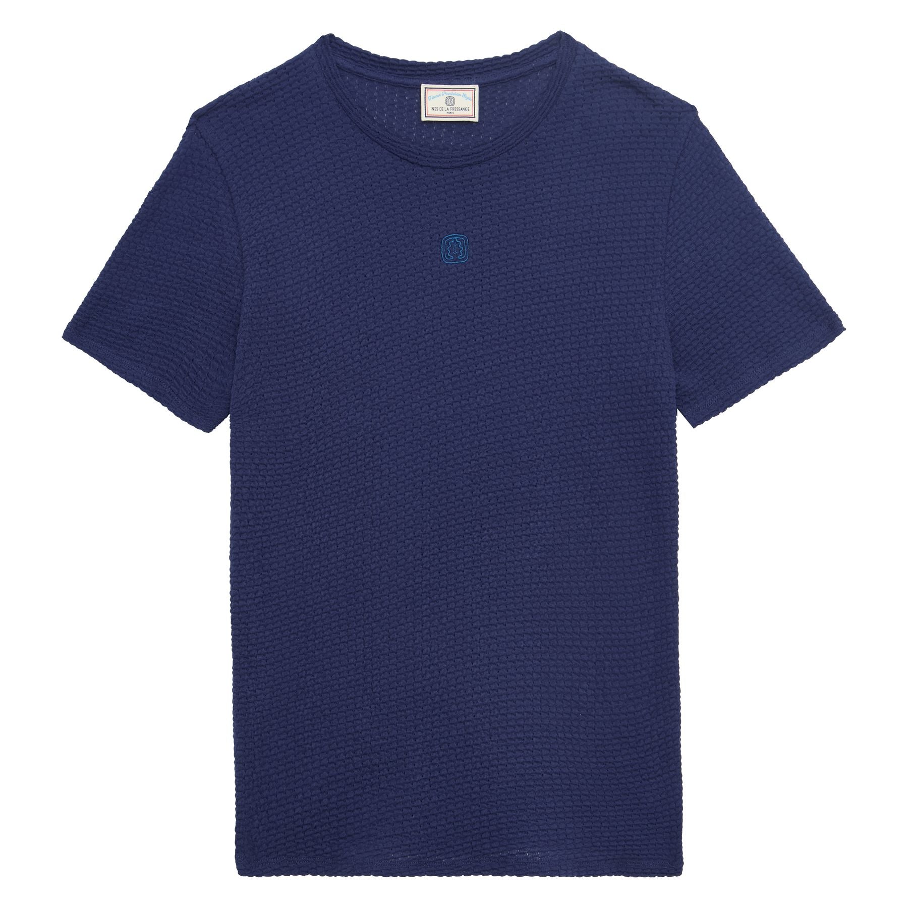Paul navy cotton striped T-shirt