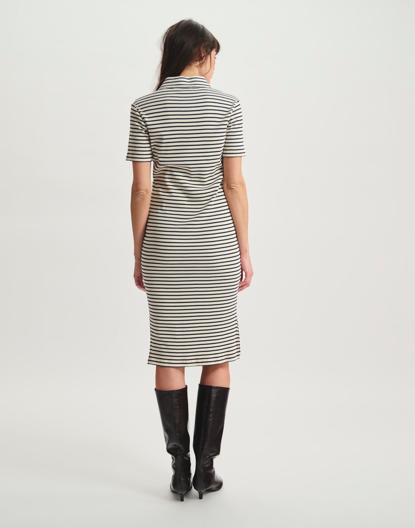 Robe Romane en coton Bio marine