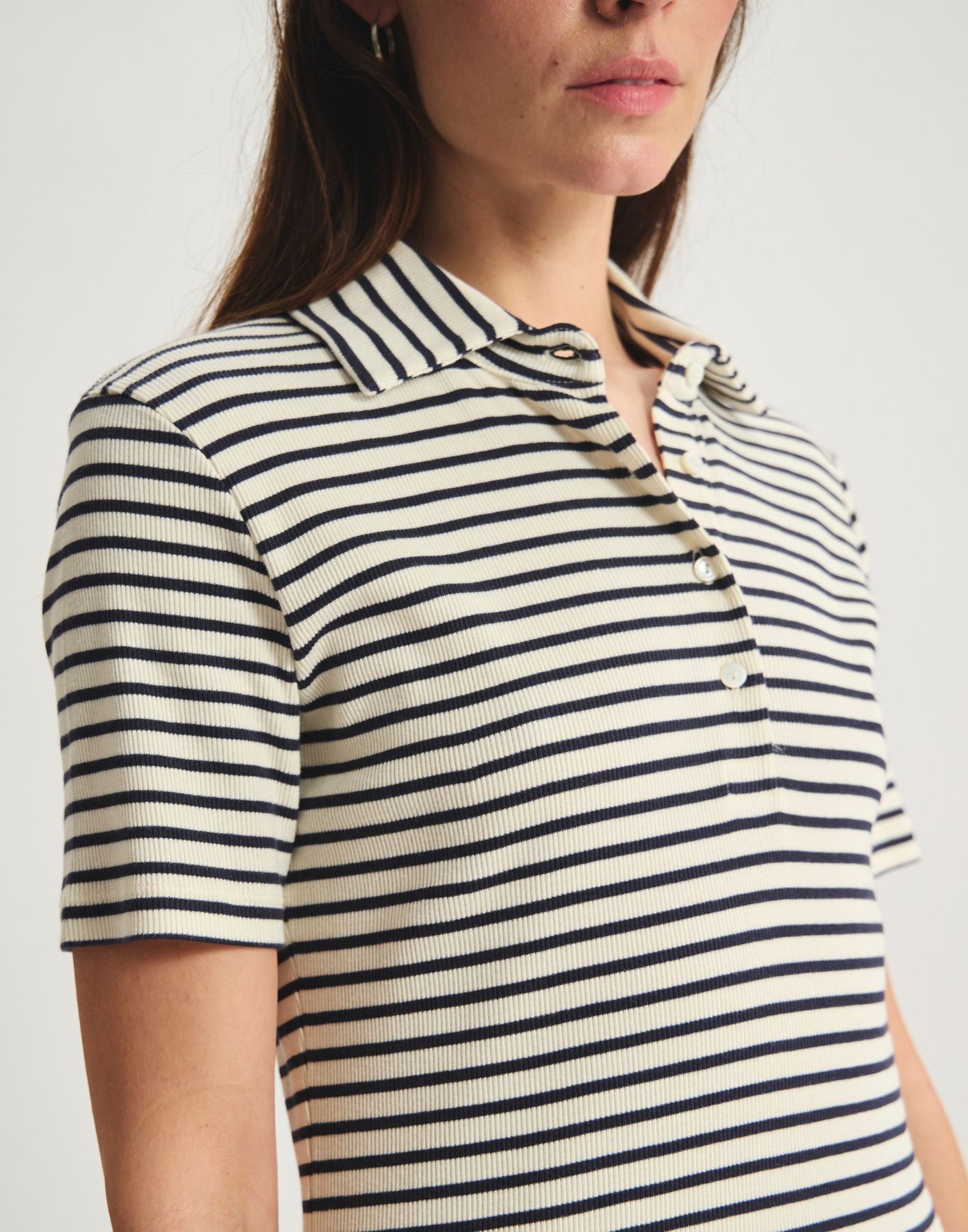Robe Romane en coton Bio marine
