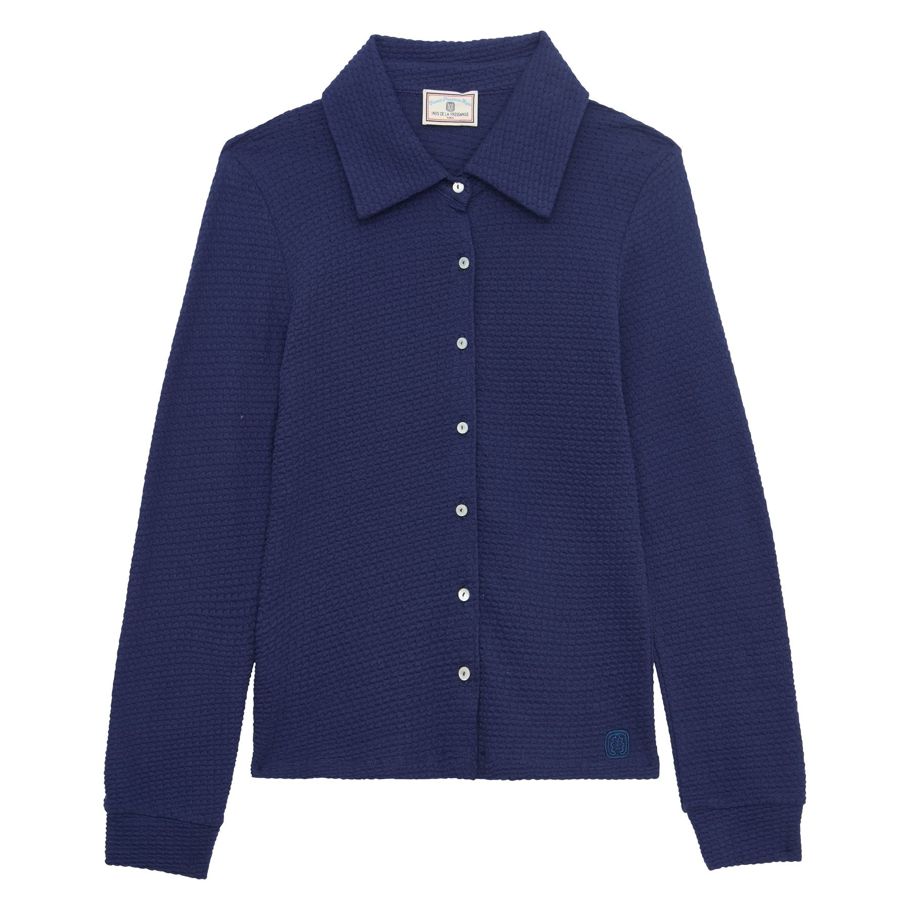 Chemise Cathy en coton marine