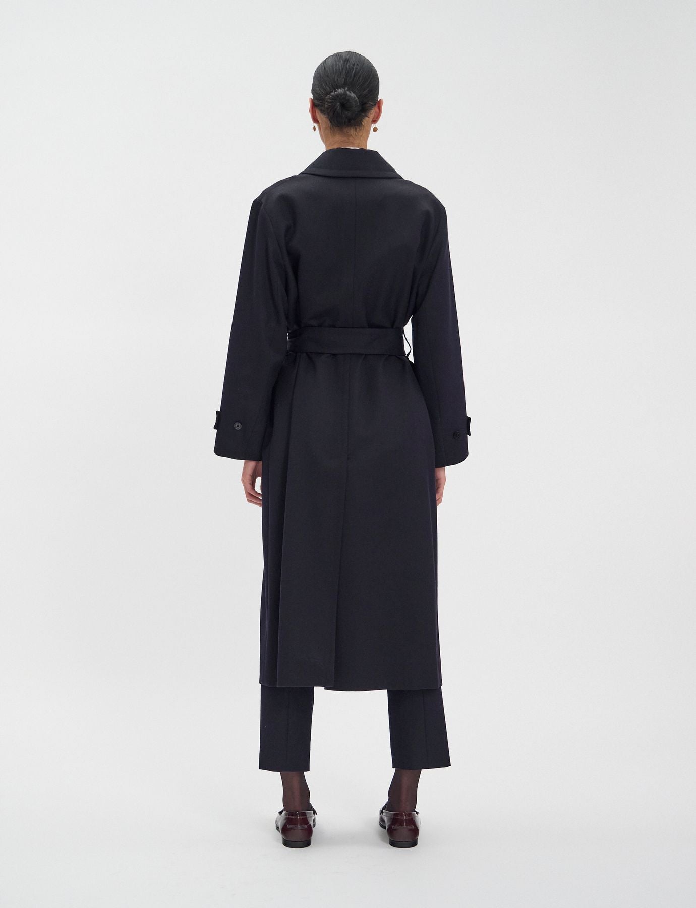 Esmé coat, Navy wool