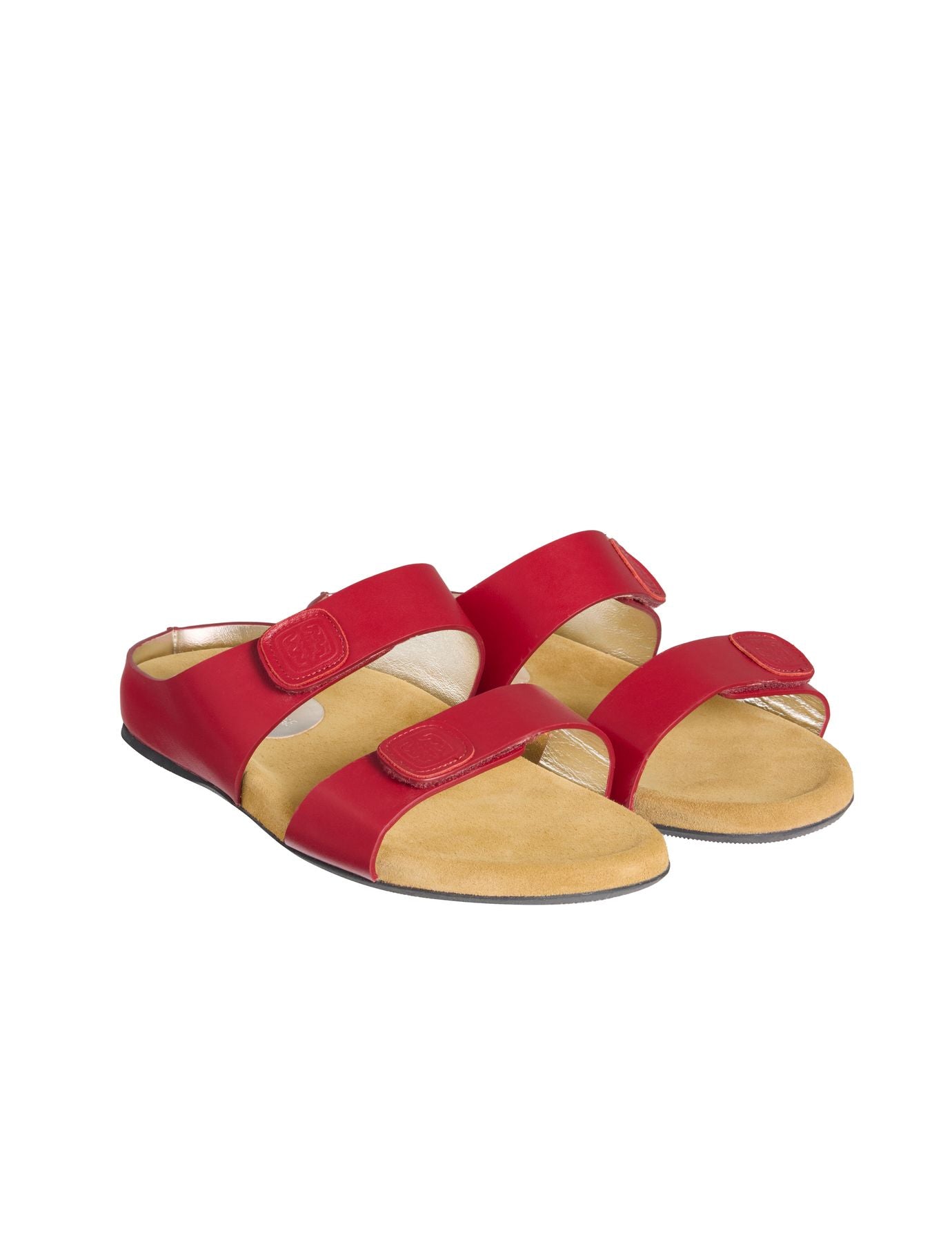 delia-red-leather-mules