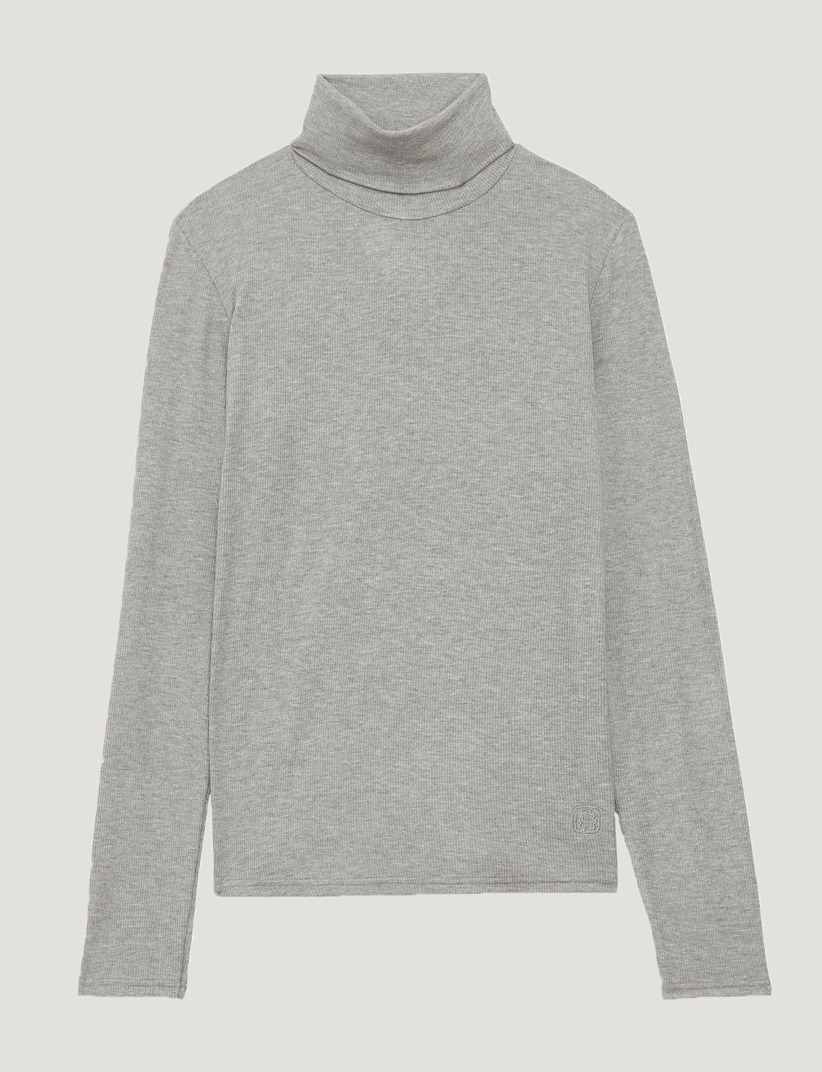 Camiseta gris de cuello alto Matthieu