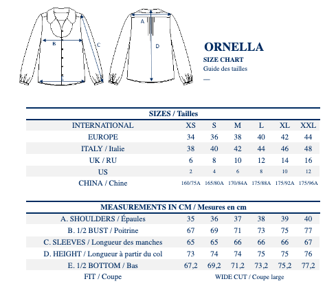 Bluse Ornella mit Eichenlaub-Print