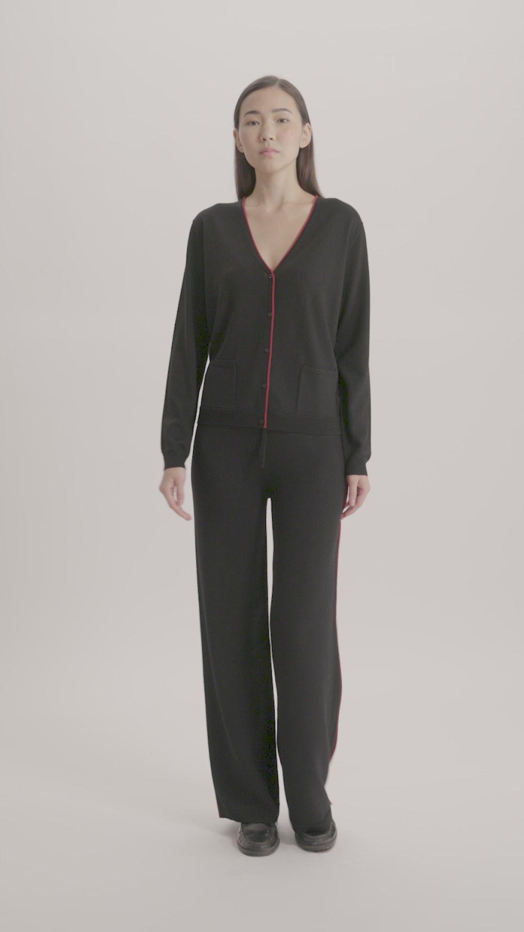 MASTER_15K058WE007-P087 BLACK BURGUNDY-XS - video