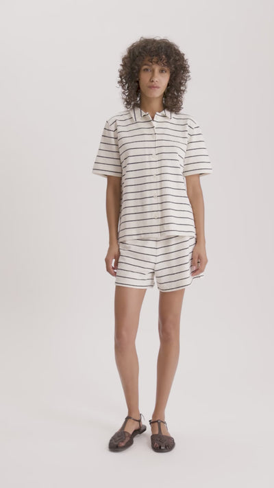 MASTER_16Y080CO388-P121 ECRU NAVY-XS - video