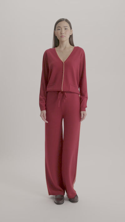 MASTER_15K118WE007-P341 BURGUNDY CORAL-XS - video