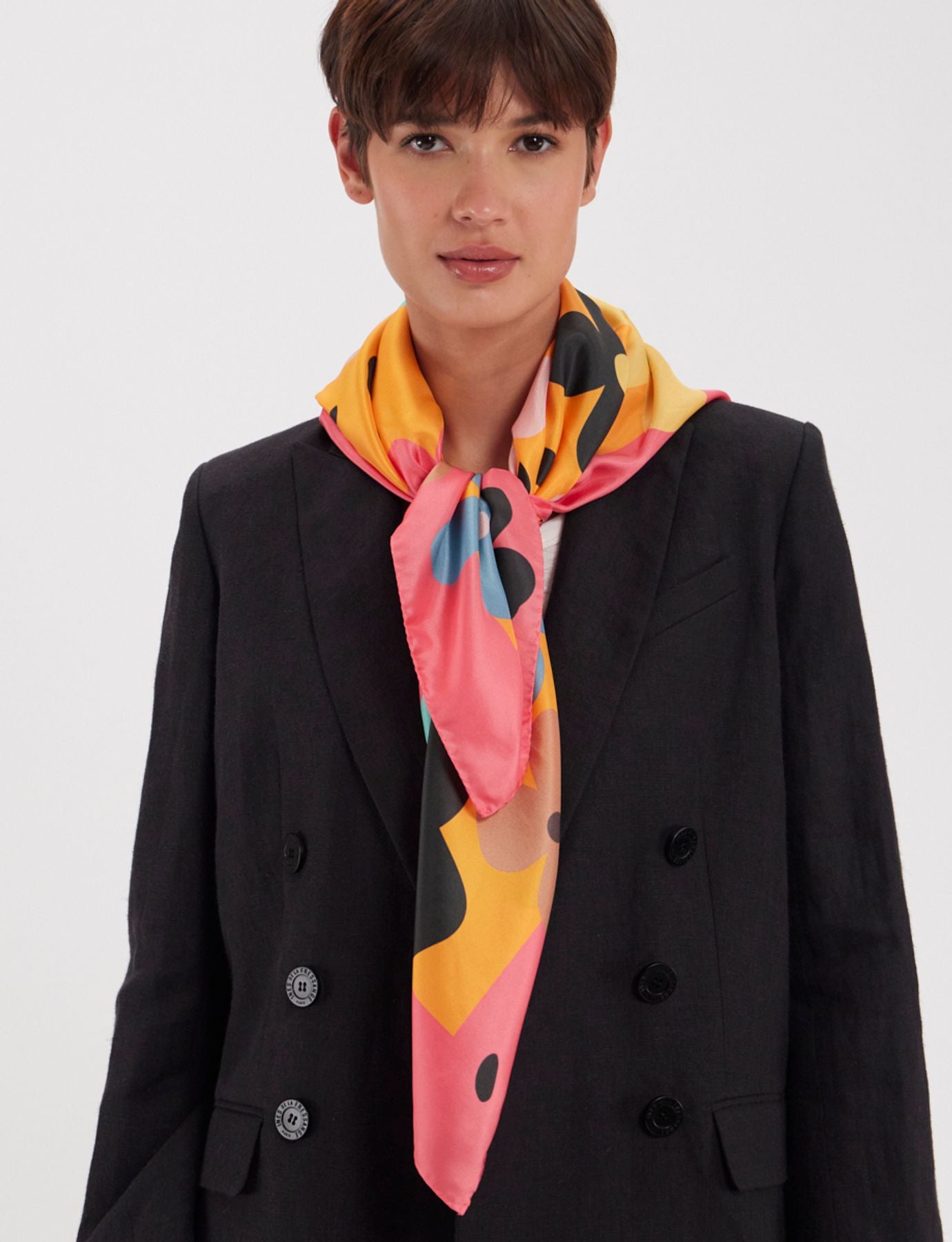Lewis silk scarf