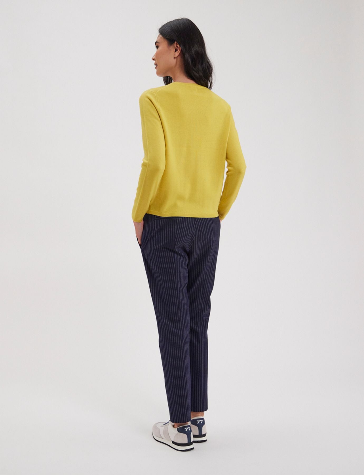 Angelina merino wool sweater yellow