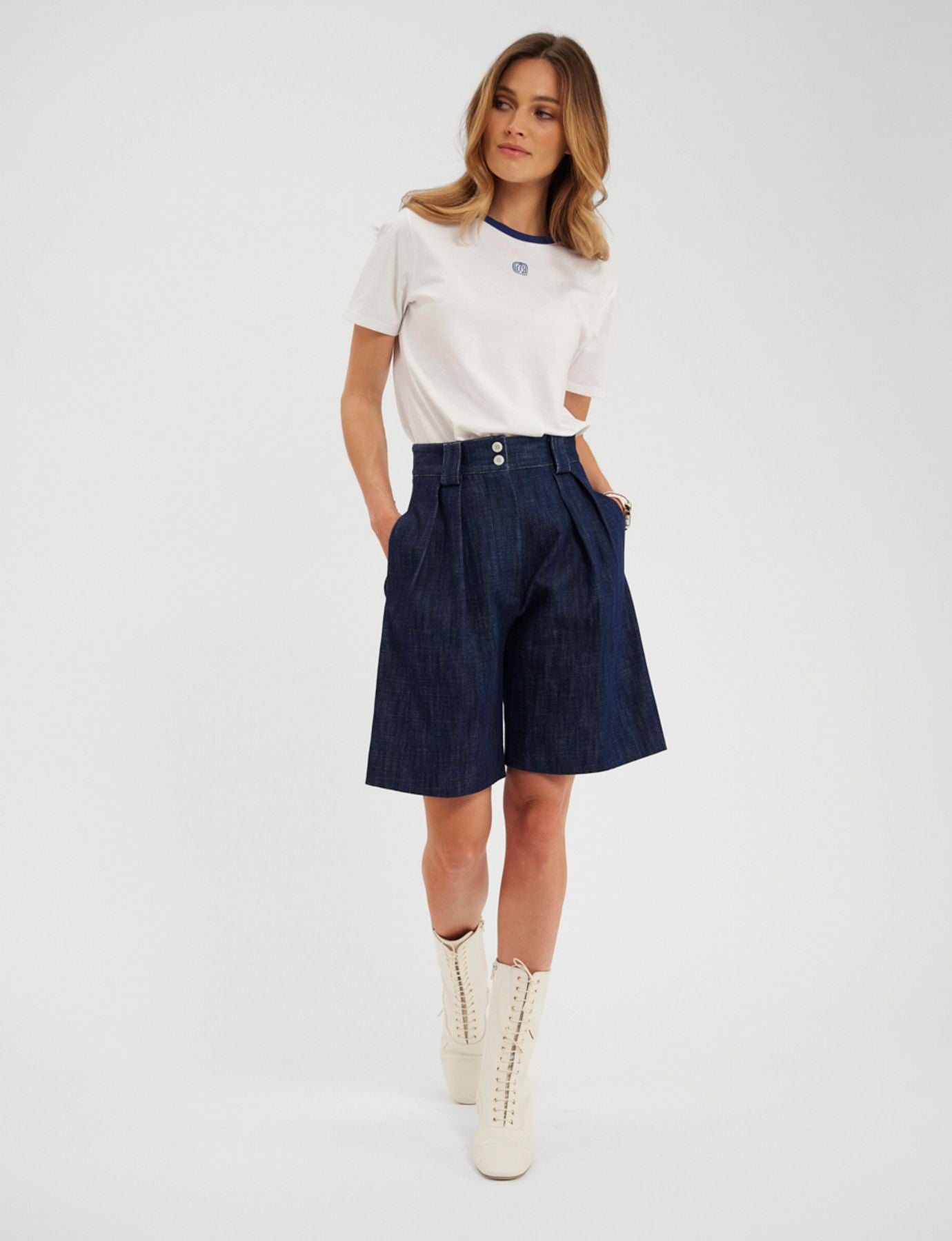 Odette Shorts aus Baumwolle