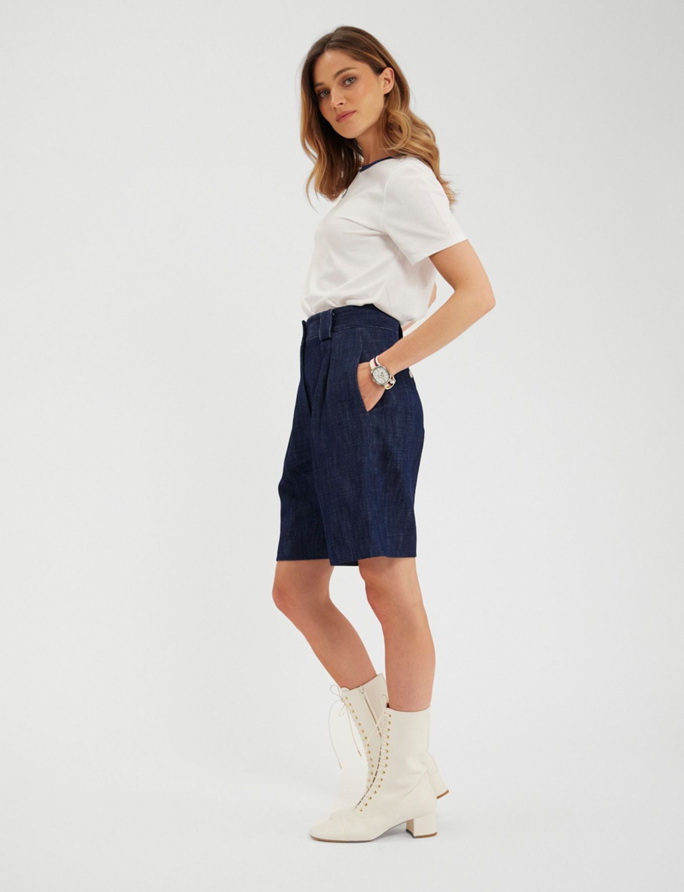 Odette cotton shorts