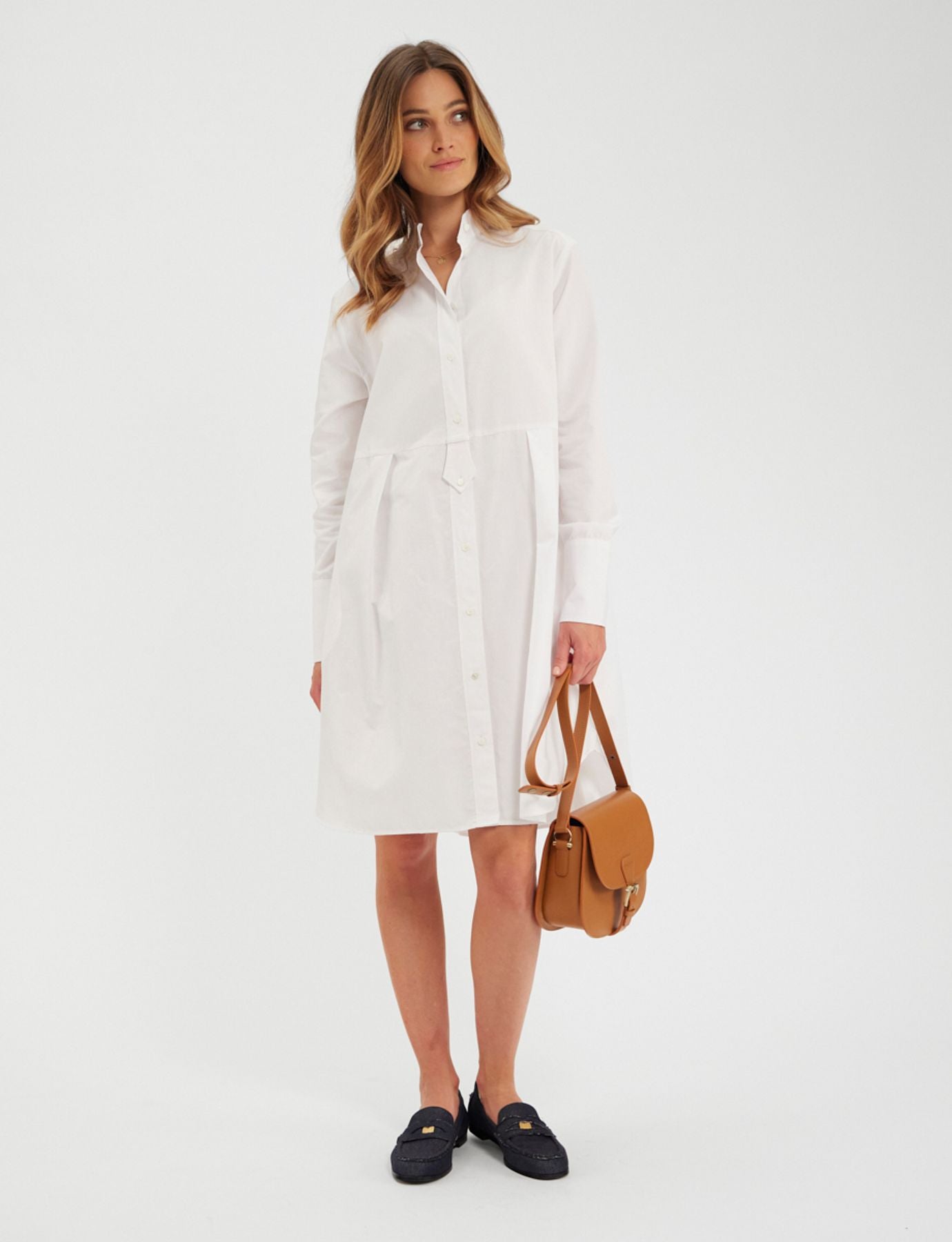 Vestido camisero blanco Martina