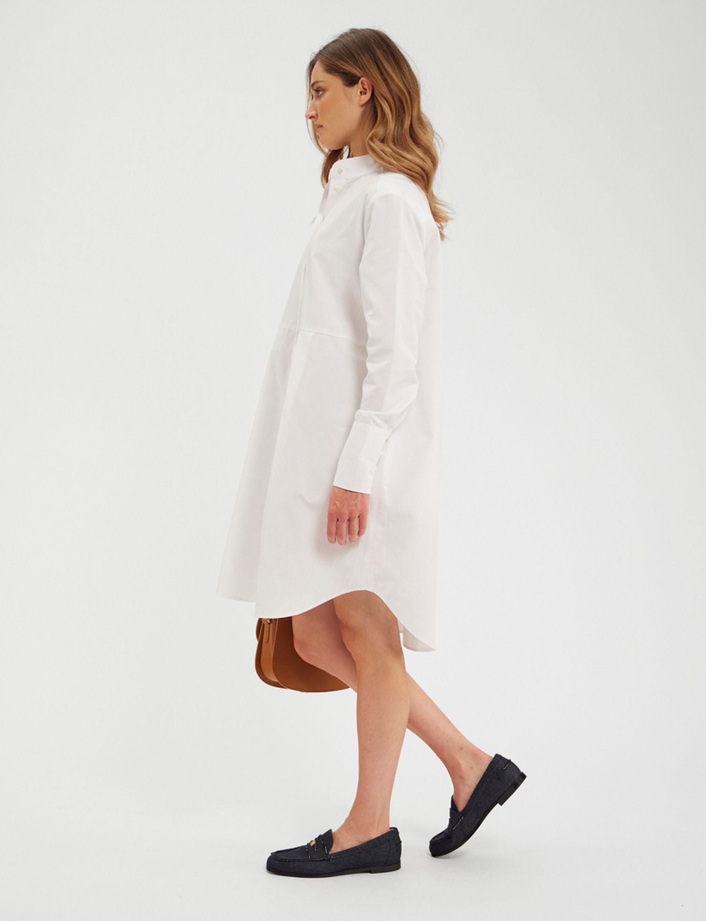 Vestido camisero blanco Martina