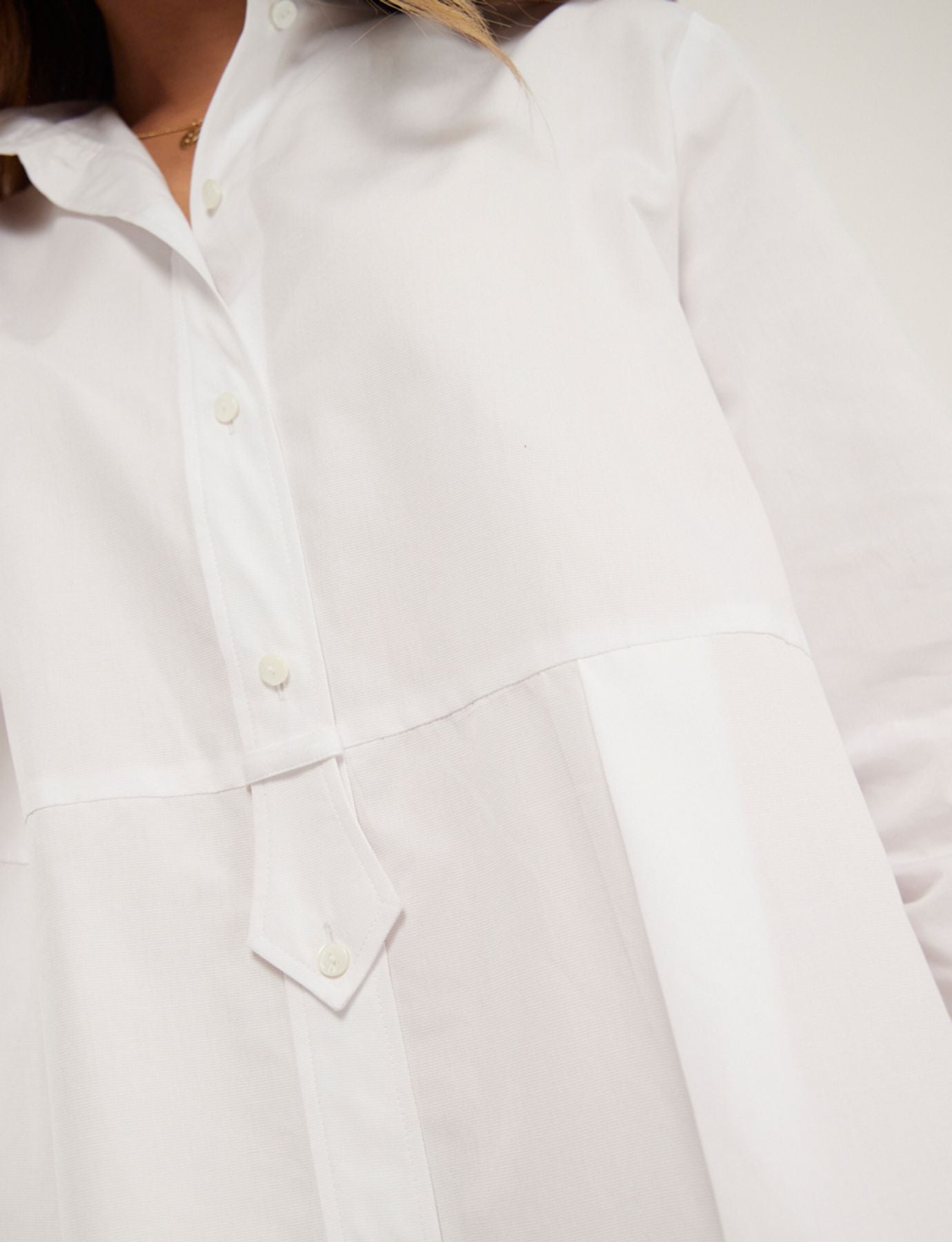 Vestido camisero blanco Martina
