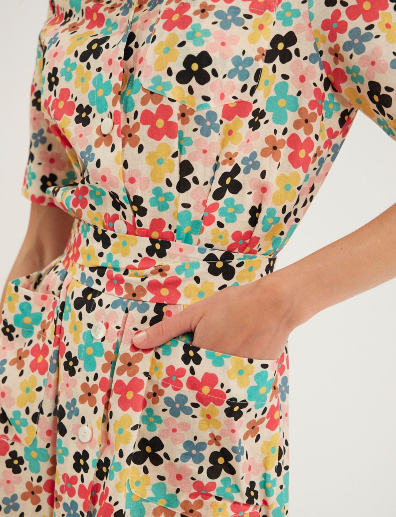 Stella flower print dress