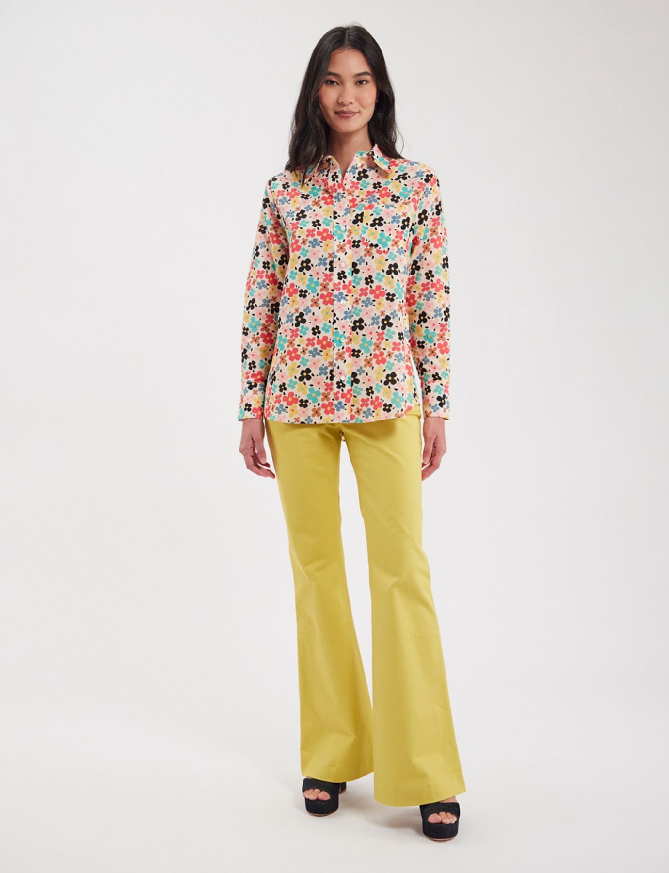 Maureen linen-cotton shirt