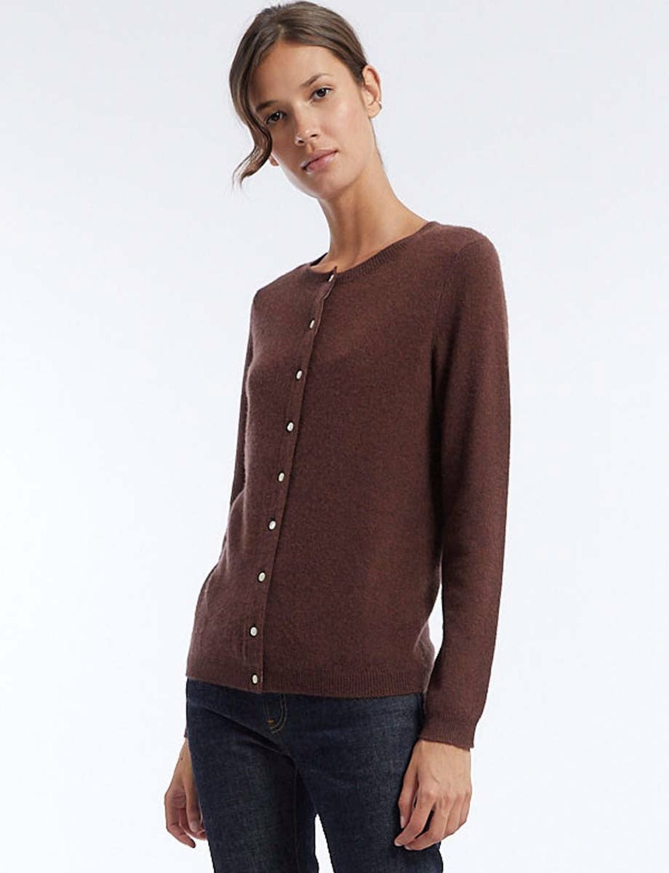 Cesare cardigan marrone