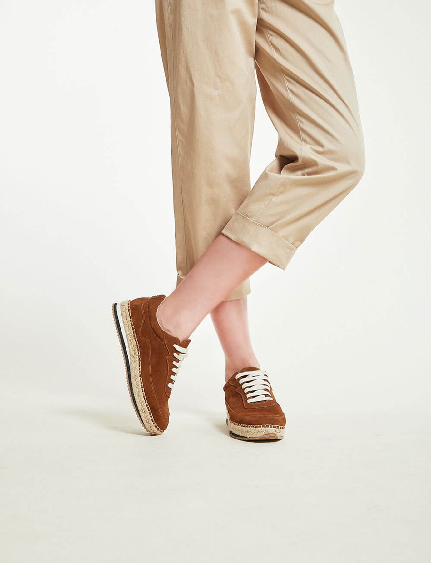 sneakers-espadrilles-tracy-daim-marron