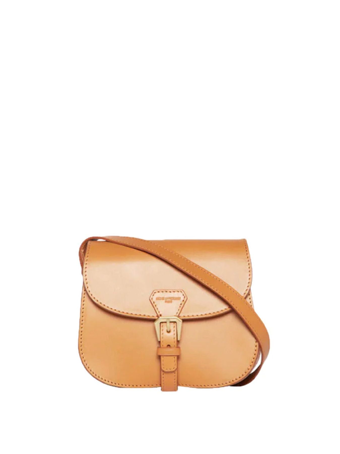 Borsa Baby Flâneur in pelle di cammello