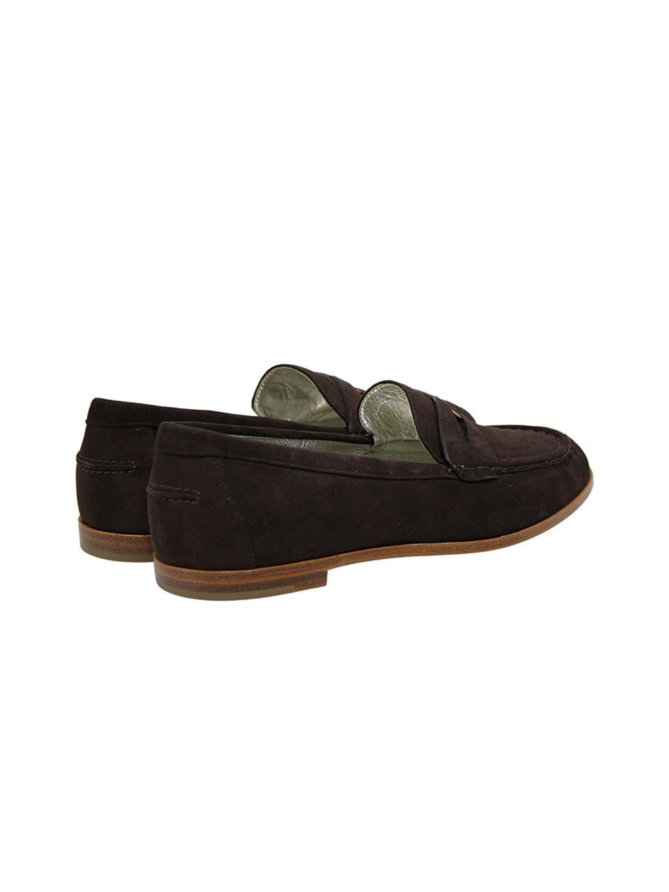 moccasin-en-daim-marron