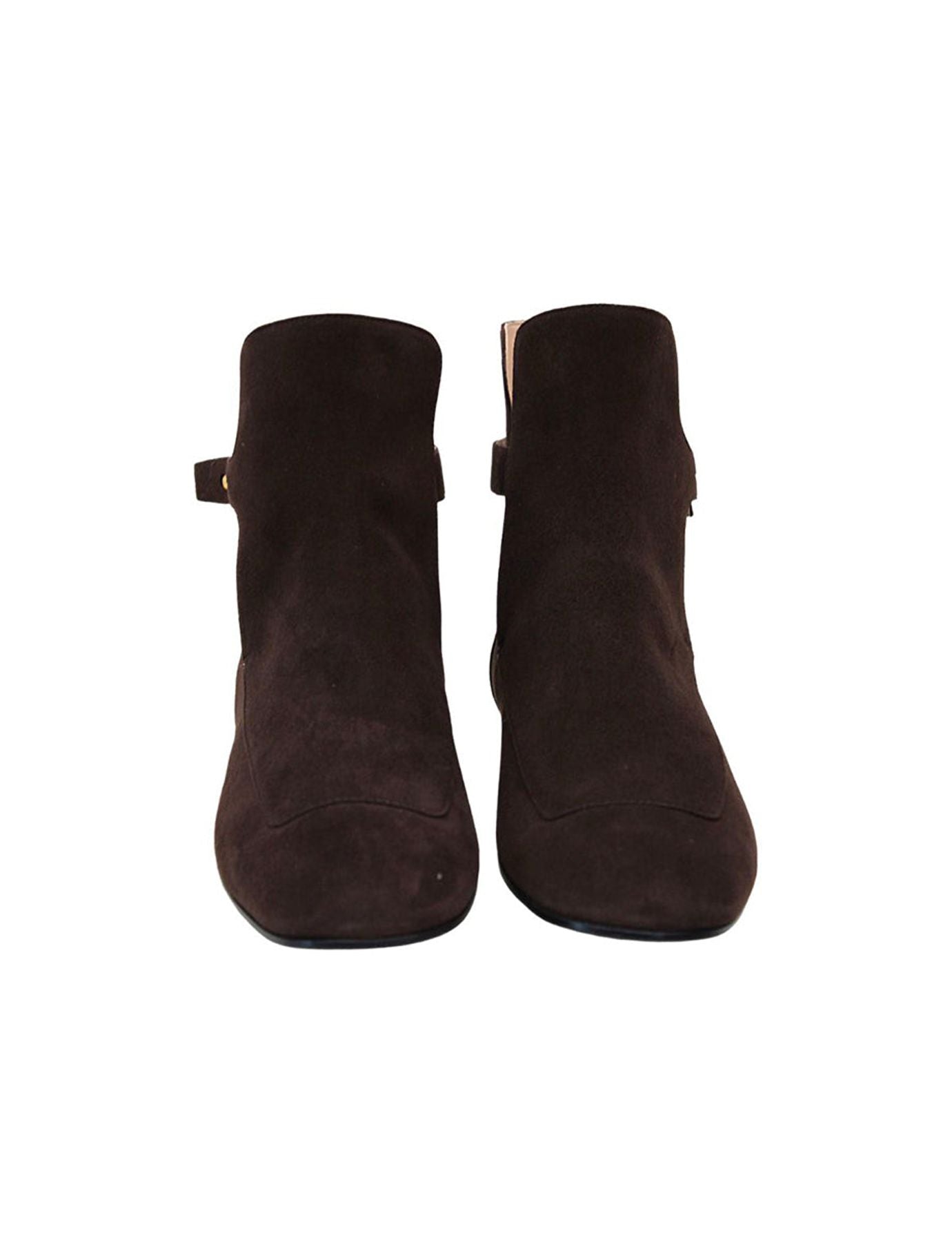 suede-brown booties