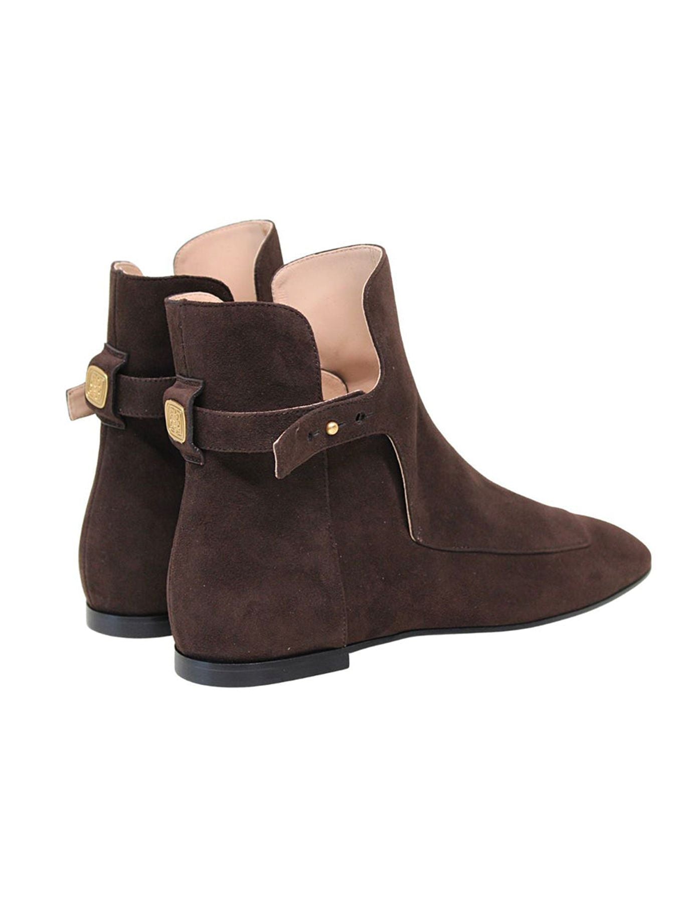 suede-brown booties