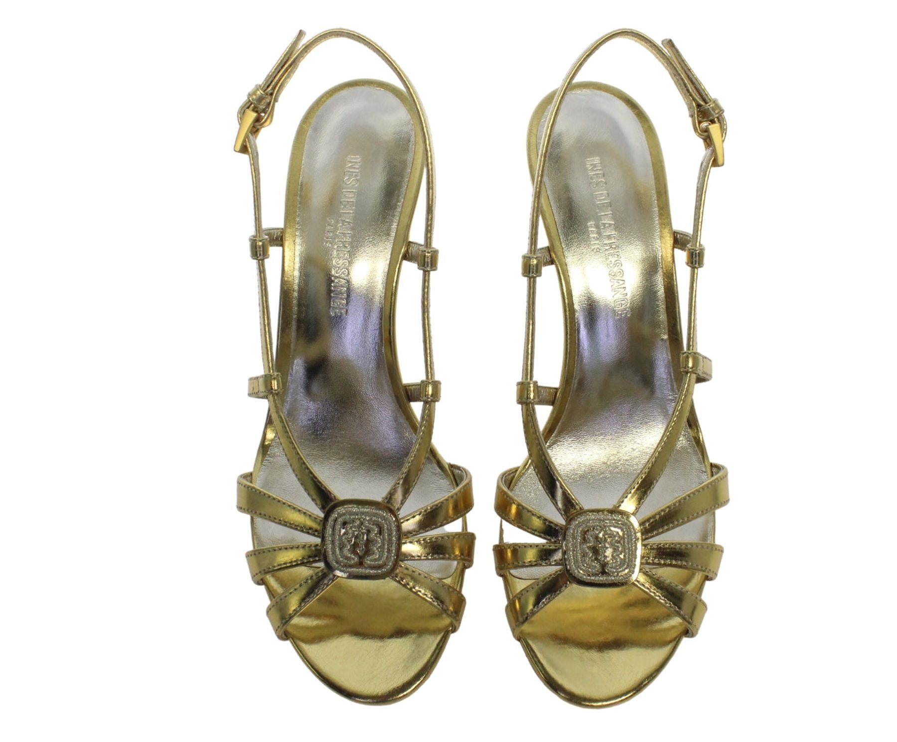 sandal-a-lanieres-cuir-dore