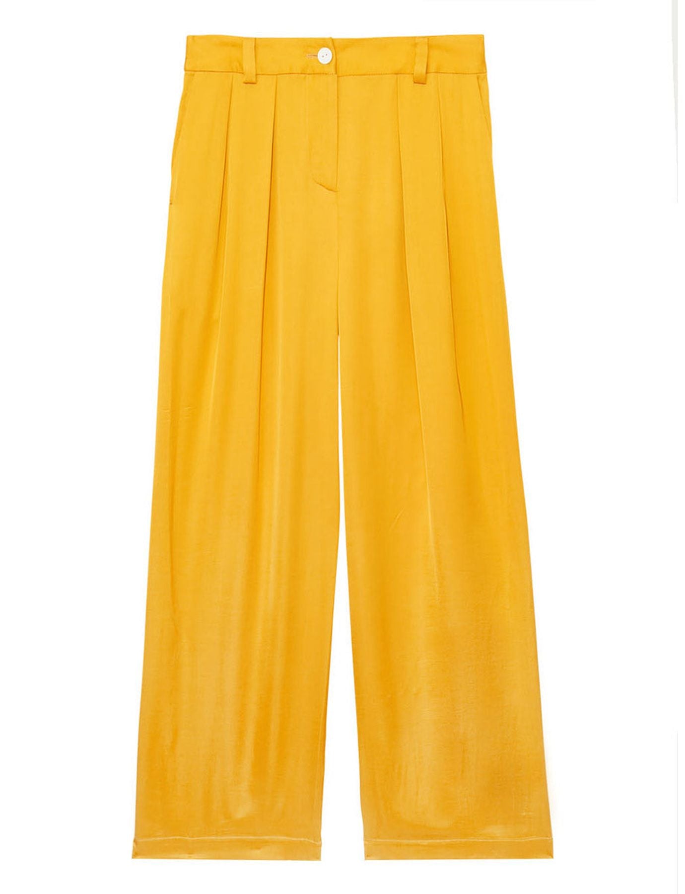 pants-luciano-fluid-yellow-button-d-39-gold