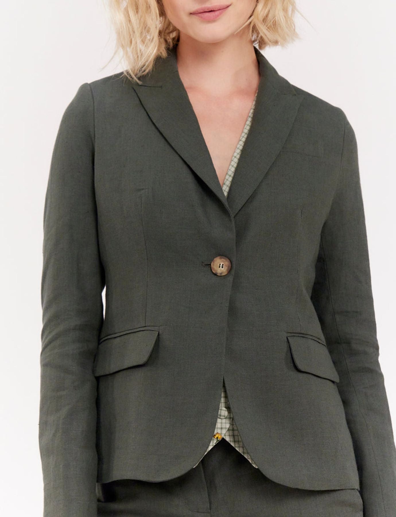 jacket-nicoletta-in-linen-green-fonce