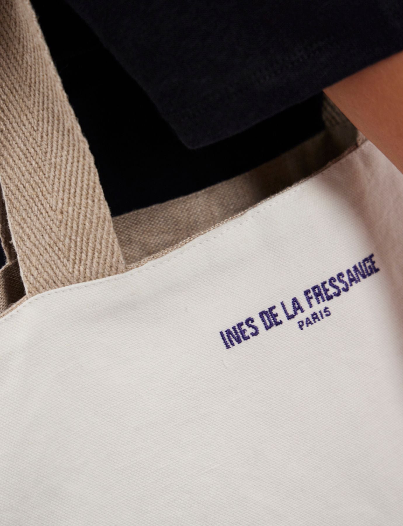 Tote bag Lila ecru