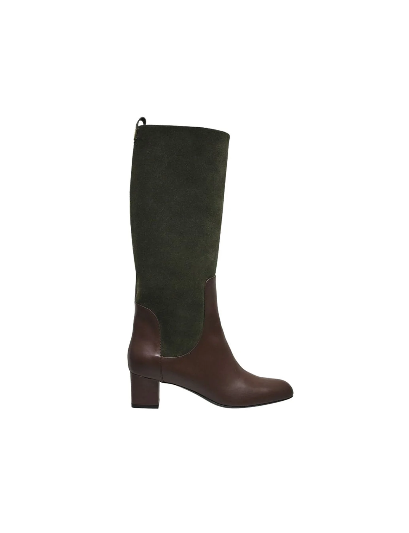 boots-a-talons-green-and-brown-in-leather