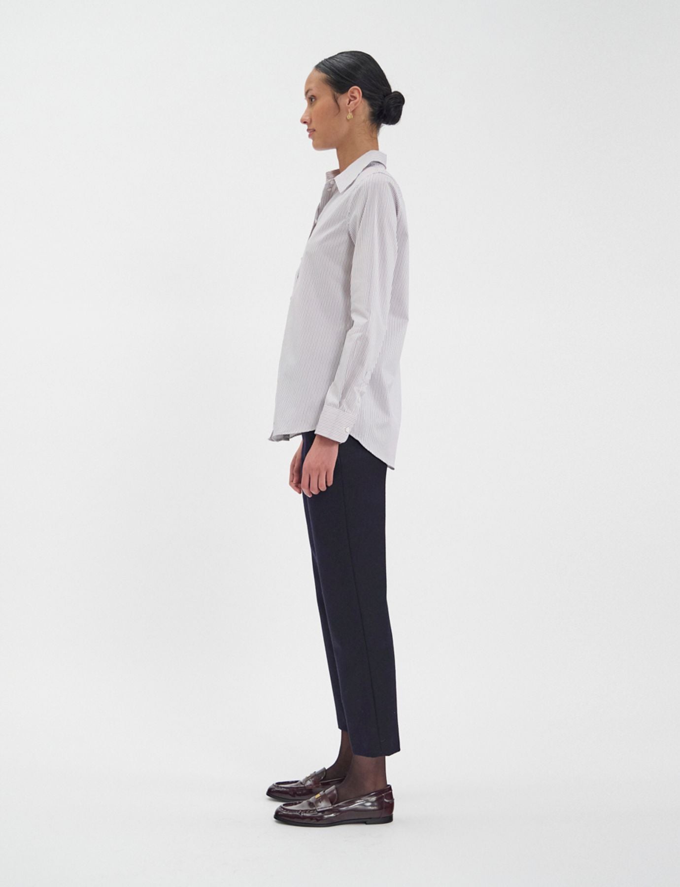 Camicia in cotone a righe Martin