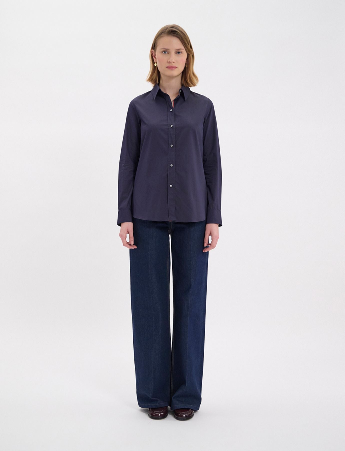 Camisa azul marino Martin