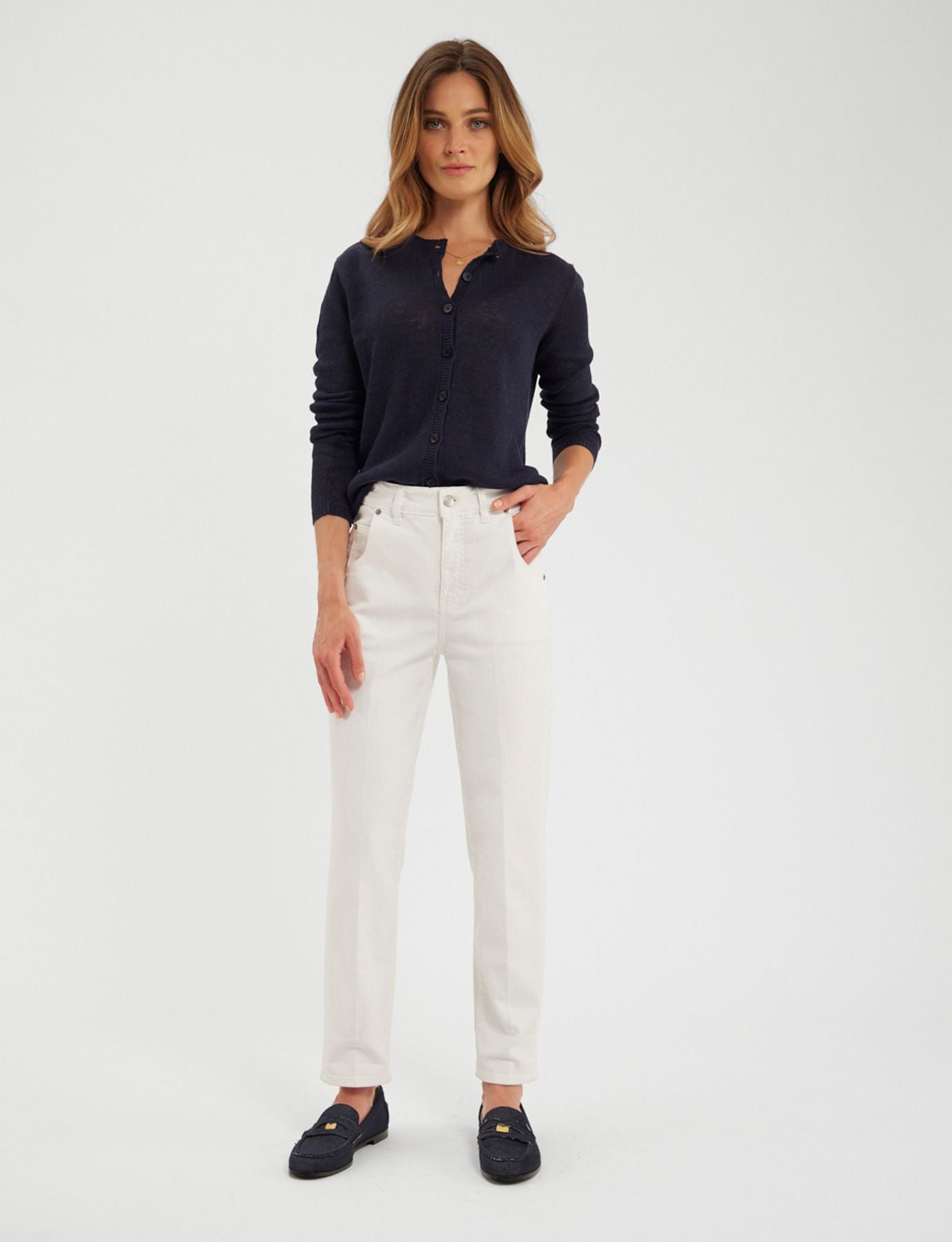 Denim Luna white