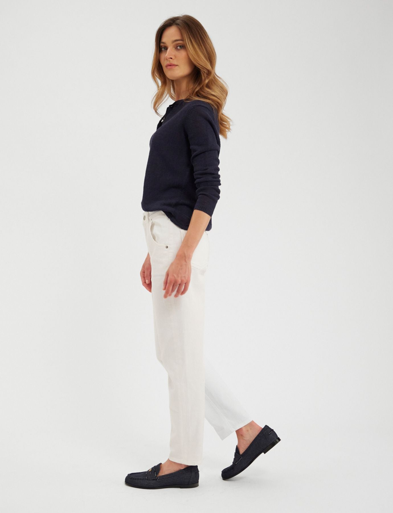 Denim Luna white