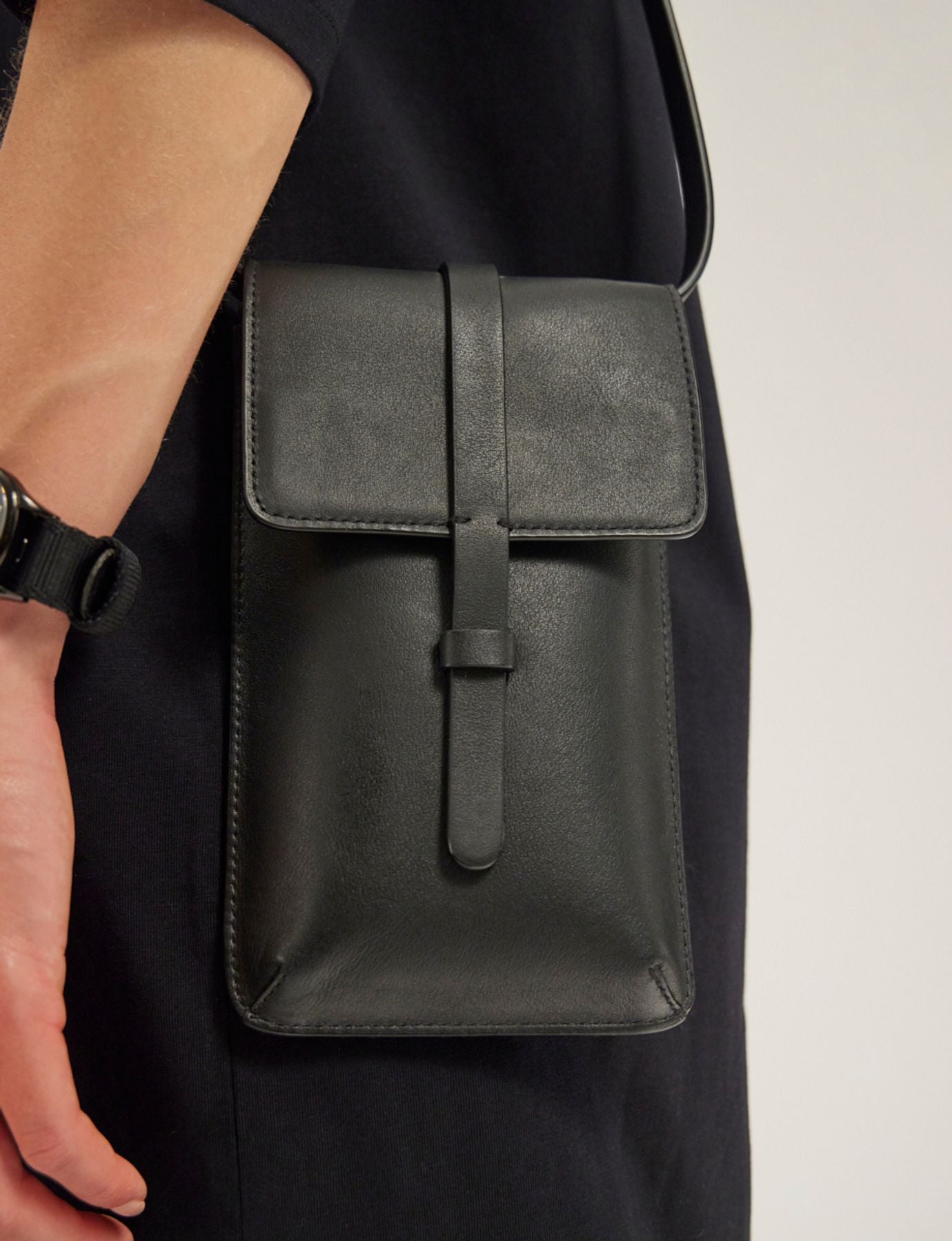 Smartphone bag Léonore black